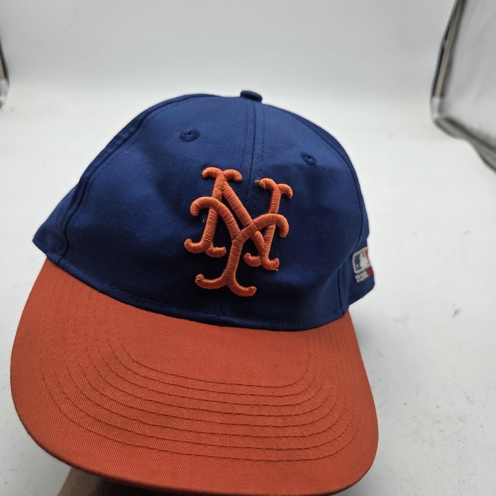 New York Mets Hat Cap Strap Back Mens One Size Blue MLB Baseball OC Sports